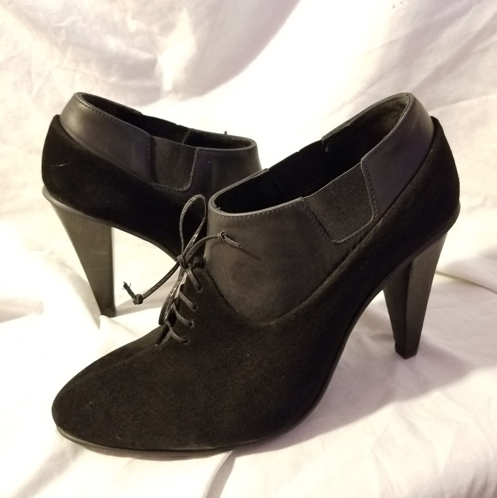 All Saints Spitafields Jacks Place bootie heels